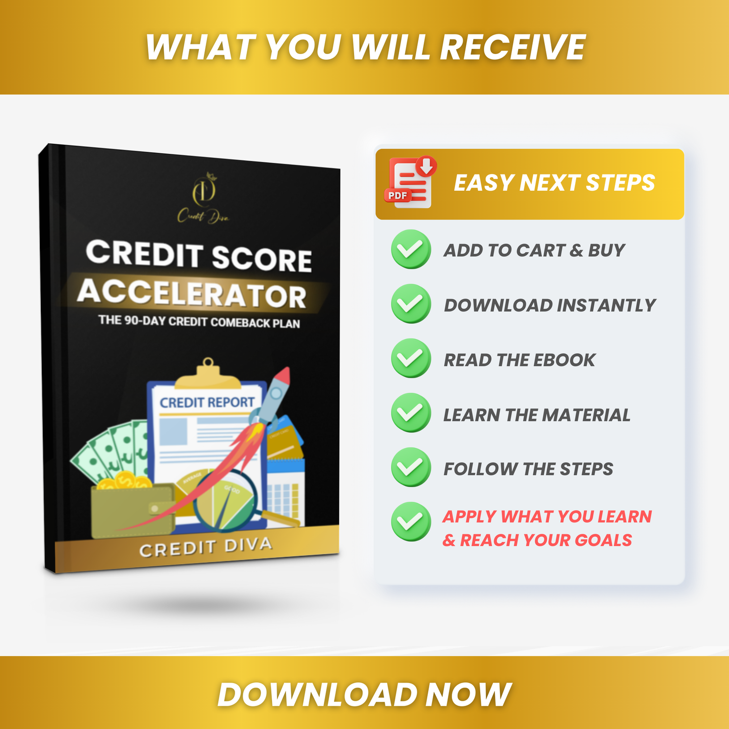 Credit Score Accelerator: The 90-Day Credit Comeback Plan