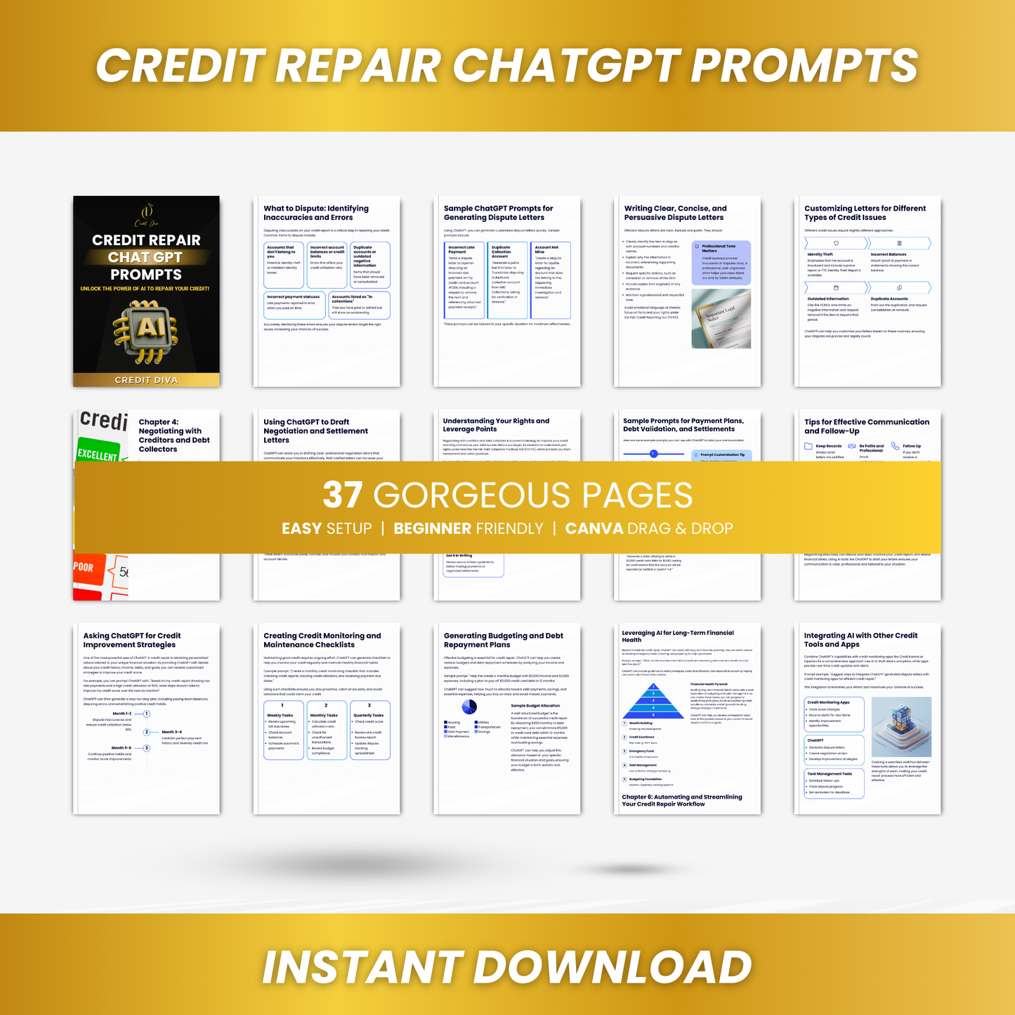 Credit Repair ChatGPT Prompts