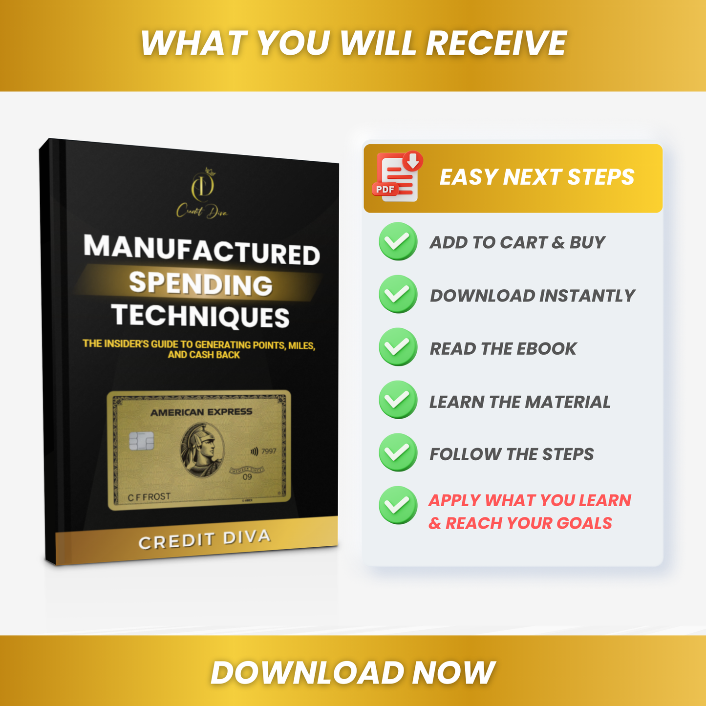 MANUFACTURED SPENDING TECHNIQUES - BLUE