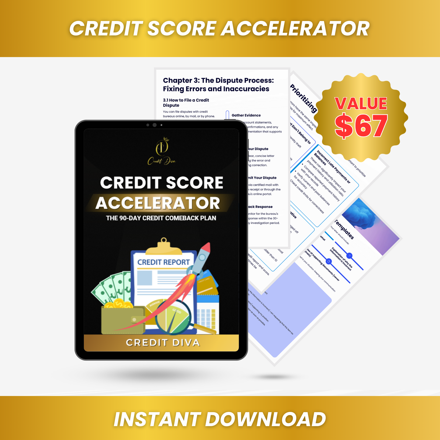 Credit Score Accelerator: The 90-Day Credit Comeback Plan