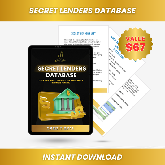 Secret Lenders Database