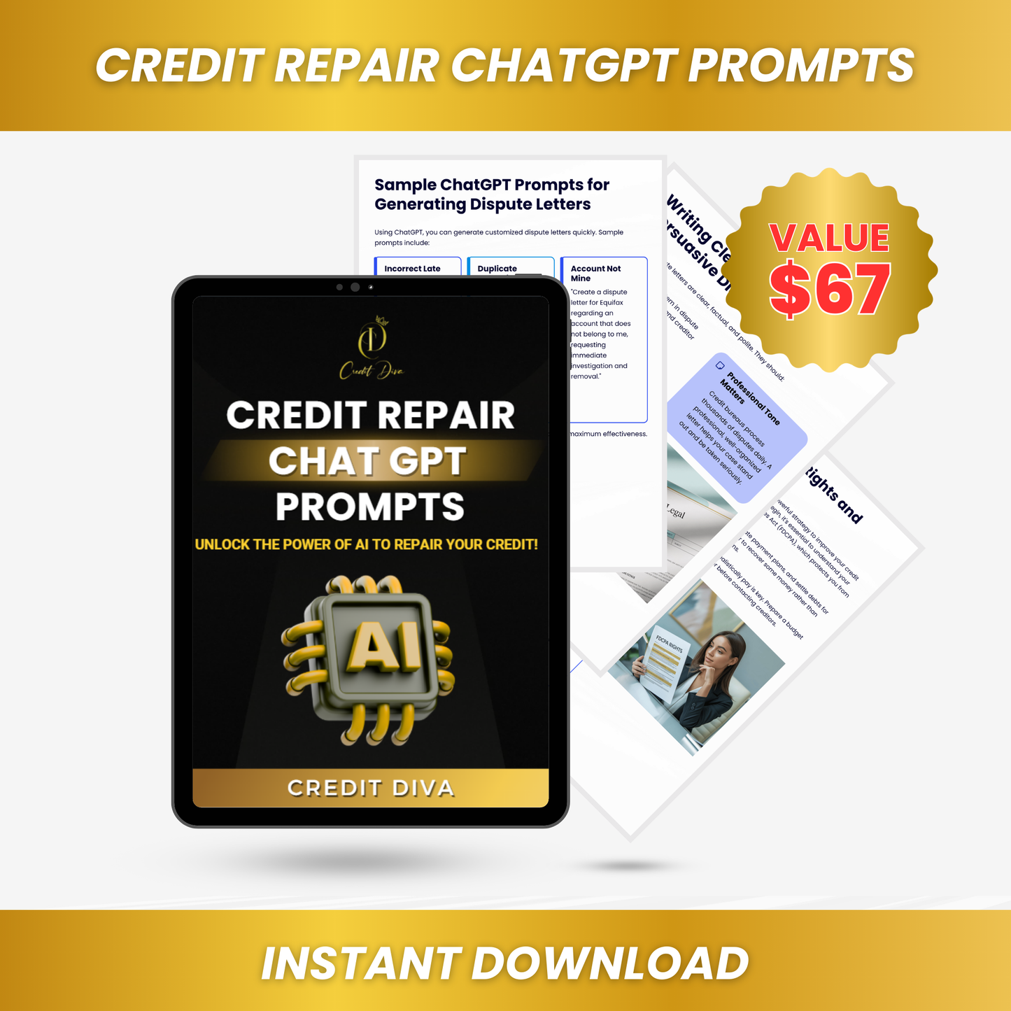 Credit Repair ChatGPT Prompts