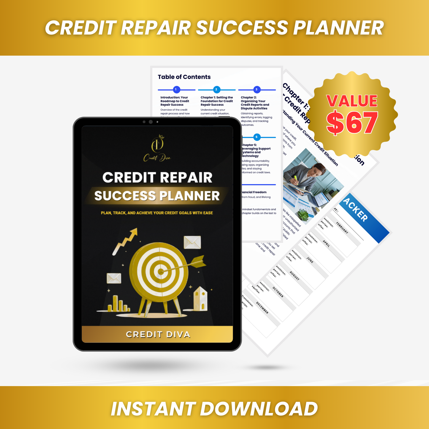 Credit Repair Success Planner