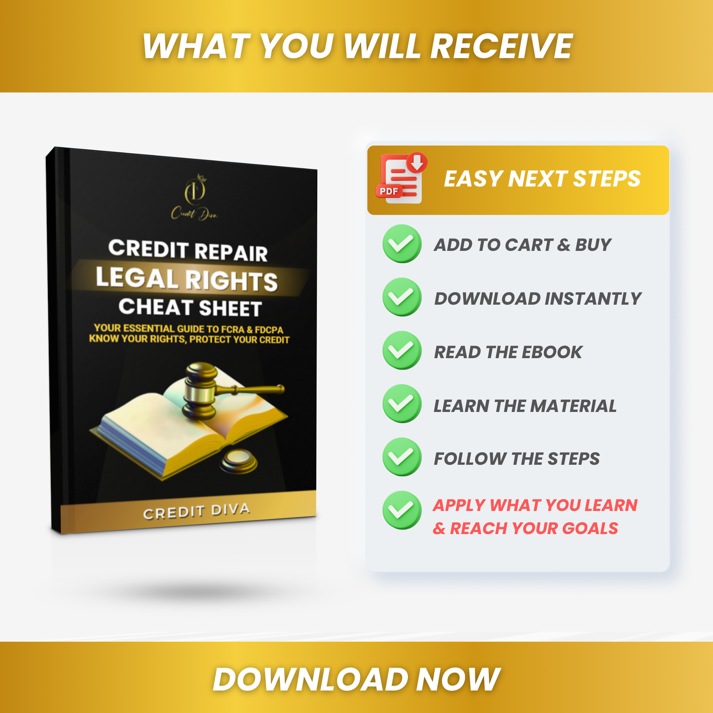 Credit Repair Legal Rights Cheat Sheet
